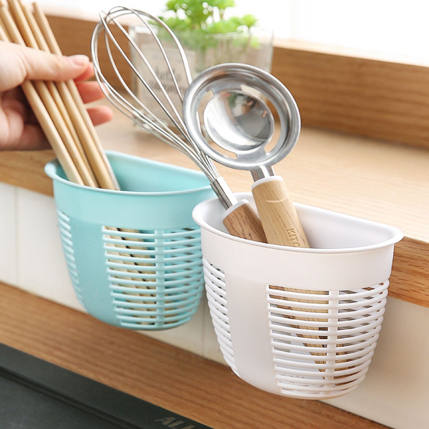 8825 Hanging Plastic Storage Basket, Adhesive Wall Mounted Organizer Box Make Up Holder Shelf Bathroom Wall Basket Punch Free Drain Basket for Kitchen Bathroom, Wall Type Storage Basket (1 Pc) 8825 Hanging Plastic Storage Basket, Adhesive Wall Mounted Organizer Box Make Up Holder Shelf Bathroom Wall Basket Punch Free Drain Basket for Kitchen Bathroom, Wall Type Storage Basket (1 Pc)